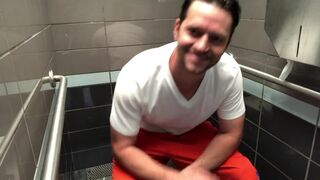 Preston Parker Jerks Off in Public Restroom - 5 image