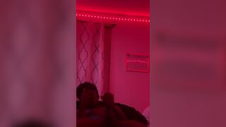 Black teen moans and jerks bbc till he busts a fat load - 13 image