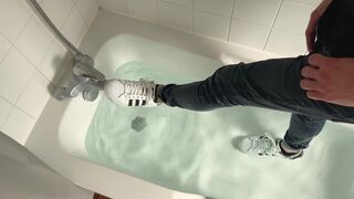 Superstar Sneakers in water