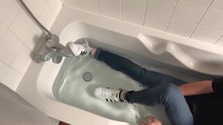 Superstar Sneakers in water