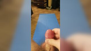 Cumshot goes the distance!