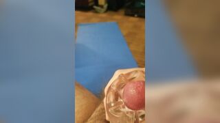 Cumshot goes the distance!