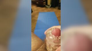 Cumshot goes the distance!