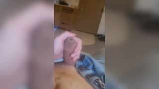 Daddy talks dirty and stokes his cock on you