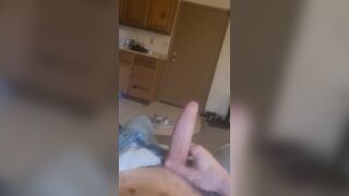 Daddy talks dirty and stokes his cock on you