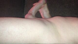 Cockhero on the couch for multiple orgasms