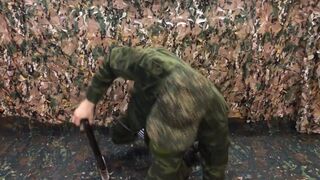 Russian Military Man PUMPS His stomach with A PUMP and Cums in Your FACE!!! - 3 image