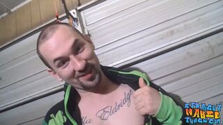 Kinky straight thug Paradox jerks off his cock and jizzes - 1 image