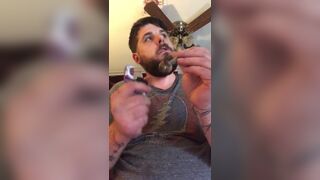 Big butt plug gaped Mancunt while smoking tina - 12 image