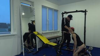 Trainer fucks student hard with big dick - 7 image