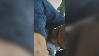 NEXT DOOR ANON COLLEGE CAMPER GIVES ME HEAD OUTSIDE OUR CAMPSITE