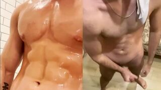 Jerking off With my New Handsome Boyfriend Face Revealed