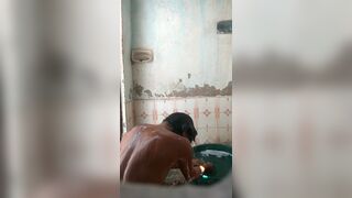 Indian boy Mukesh Solanki bathing and masturbating - 4 image