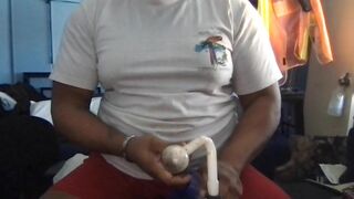 Smoking and stroking BBC Tina Master - 8 image