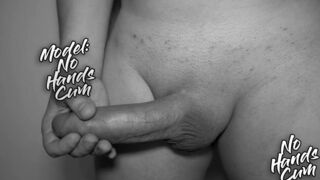 Retro Vintage Style Masturbation Big Cock Ejaculation Without Touching Hands To Cock