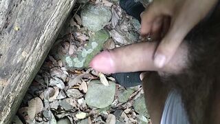 cumming multiple times in a small canyon