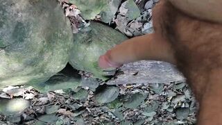 cumming multiple times in a small canyon - 5 image