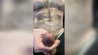 closeup of my perfect cock... i jack off and let the cum flow hands free - 14 image