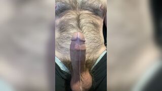 closeup of my perfect cock... i jack off and let the cum flow hands free - 15 image