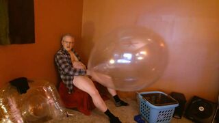 Balloonbanger 66) Part II - Daddy Humps Giant Round and Long Balloons! Cums and Pops! - 10 image