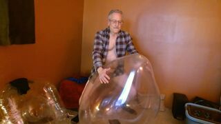 Balloonbanger 66) Part II - Daddy Humps Giant Round and Long Balloons! Cums and Pops! - 12 image