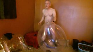 Balloonbanger 66) Part II - Daddy Humps Giant Round and Long Balloons! Cums and Pops! - 14 image