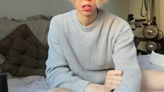 sexy cute boy masturbation on webcam - 3 image