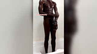 Bath time, cum take a shower with me...