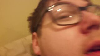 Fucking my fleshlight hard with cock ring. (intense orgasim and moan