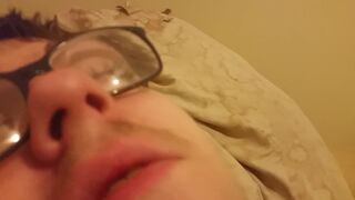 Fucking my fleshlight hard with cock ring. (intense orgasim and moan