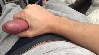 Edging and punching my balls whenever I get close, while trying not to wake my girlfriend next to me - 7 image