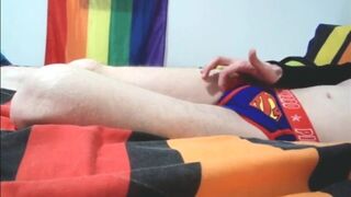 Twink Sammy Andrews Teasing in Underwear with Cumshot
