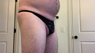 Trying on daughter panties and cumming Part 2 - 10 image