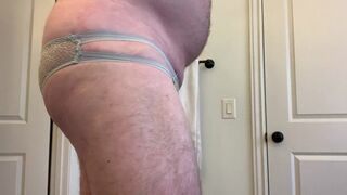 Trying on daughter panties and cumming Part 2 - 11 image