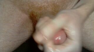 Huge Irish Redhead Cock - Up close and cumming POV
