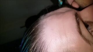 8 Inch Str8 Hairy 25yo Redneck Bro Sucked After Bars Close & Cums - 5 image