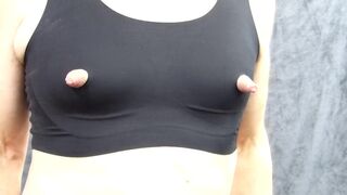 Bra Fitting Nipple Show - 14 image