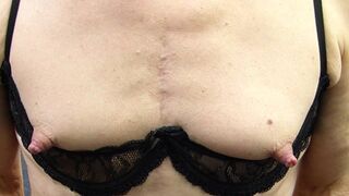 Bra Fitting Nipple Show - 3 image