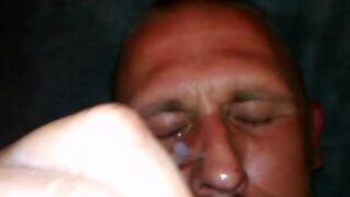 Cumblaster1984s Clean-Shaven to Bearded Self-Facial Cumpilation - 7 image