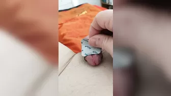Cockring and estim cbt