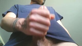 My big white cock is about to cum on your face POV - 12 image