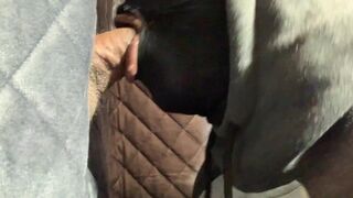 Straight guy pulls up to the Gloryhole - 1 image